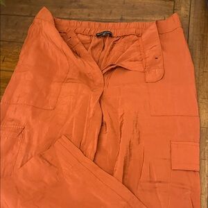 Rust Orange Cargo Pants